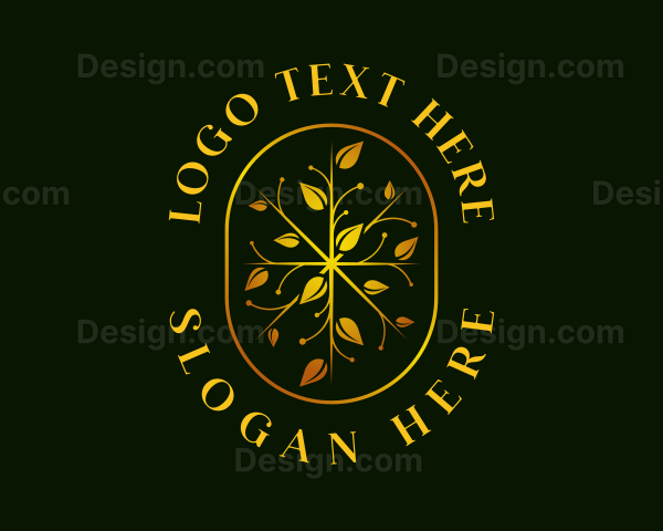 Luxury Leaf Garden Logo