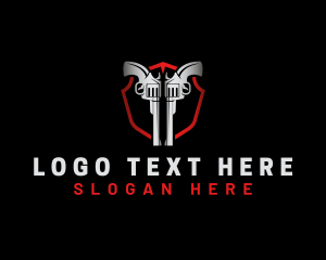 Gun Shield Weapon logo