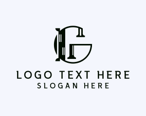 Serif Property Letter G logo