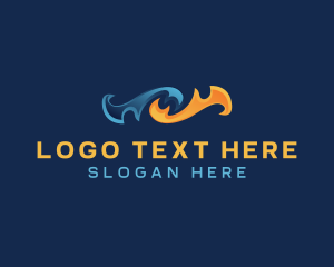 Heating Cooling Fuel logo