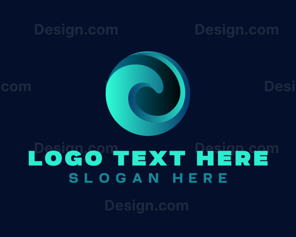 Generic 3D Water Globe Logo