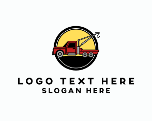 Tow Truck Transportation logo
