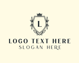 Crown Leaf Shield logo