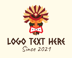 Fierce Tiki Mask logo