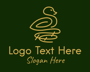 Gold Bird Nest  logo