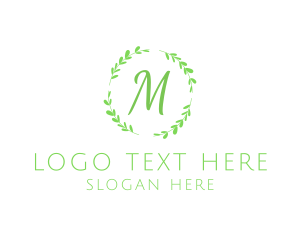 Organic Leaf  Natural Produce  logo