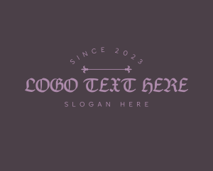 Stylish Gothic Business logo
