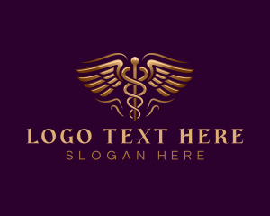 Caduceus Health Wings logo