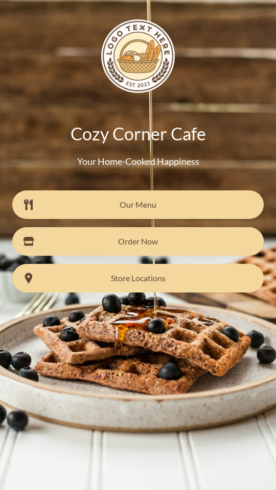 Menu Stripes Website